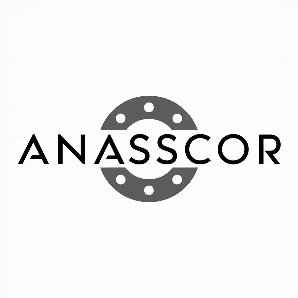 LOGO-Design-for-Anascor-Flange-Symbol-in-Construction-Industry