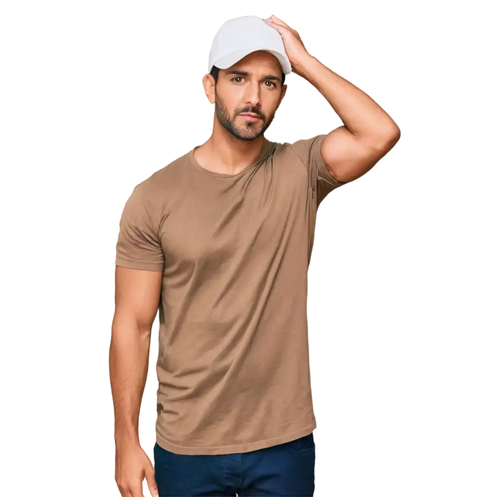 Krithik-Roshan-Wearing-White-Plain-Cap-PNG-Image-HighQuality-Visual-Content