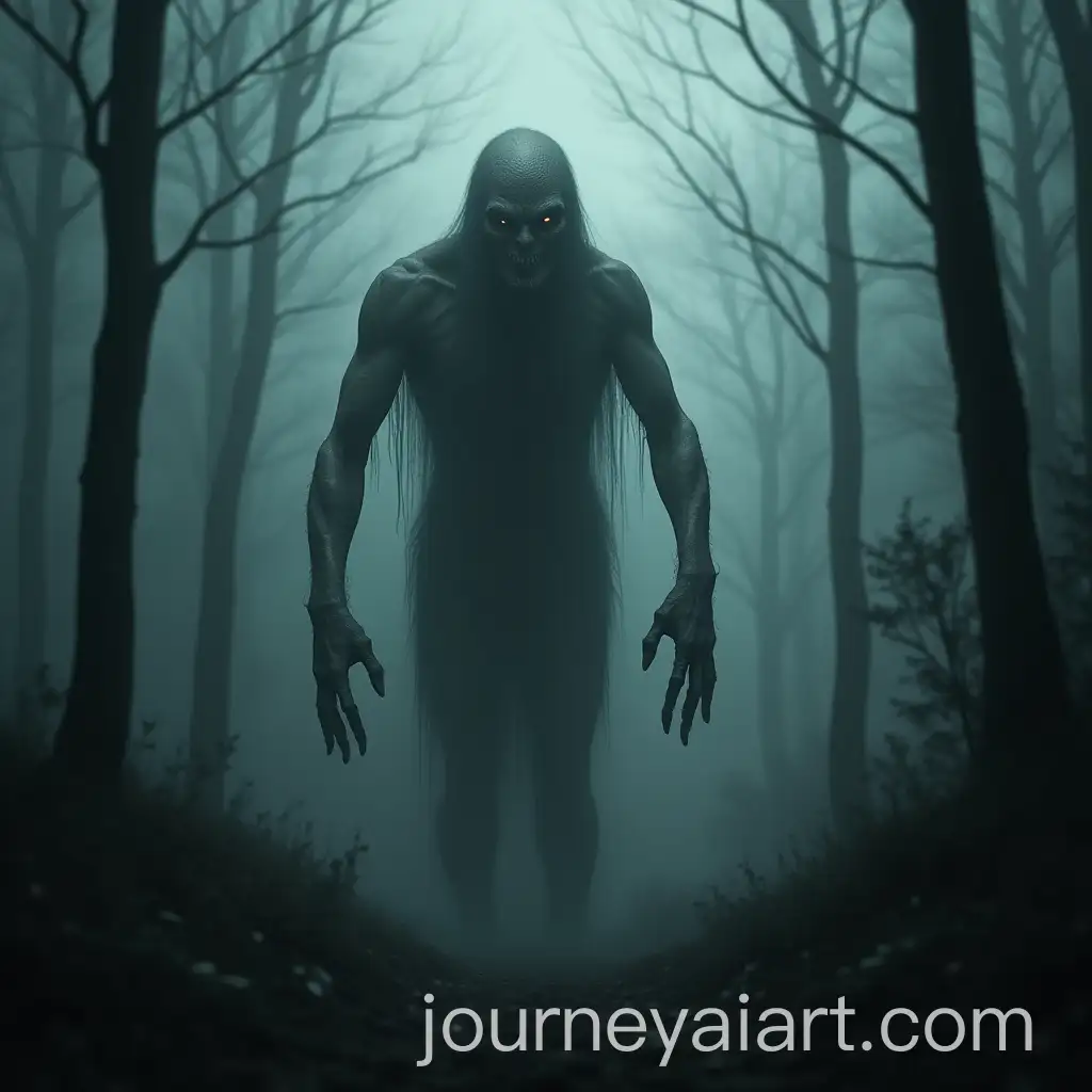 Nightmarish-Figure-Emerges-from-Desolate-Forest