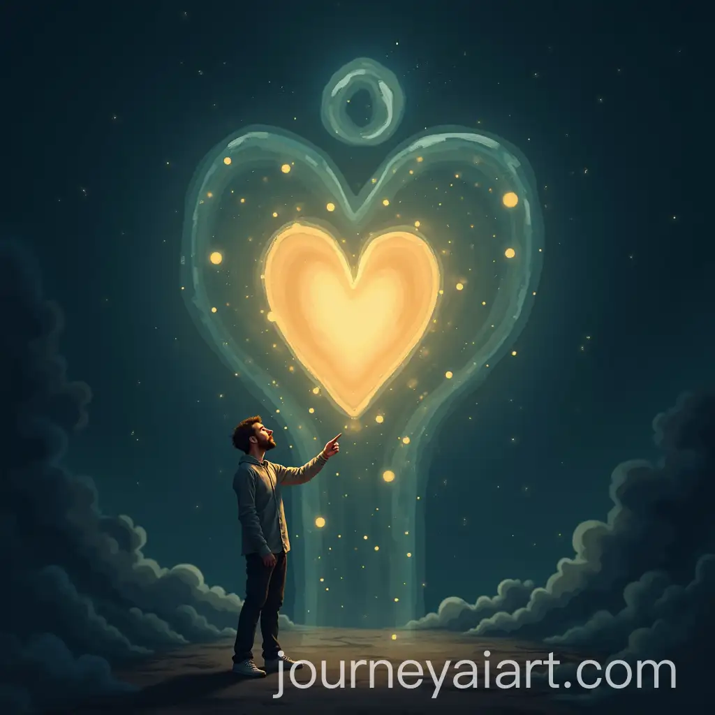 Ethereal-Man-with-Moonlike-Light-Glowing-from-Heart