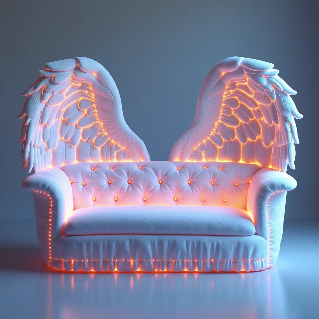 Angel-Wings-Shaped-Two-Seat-Sofa-in-Holographic-Iridescence-Colors