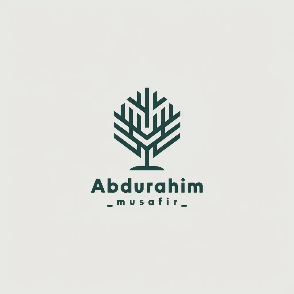 LOGO-Design-For-Abdurahim-Musafir-NatureInspired-Minimalistic-Vector-Logo