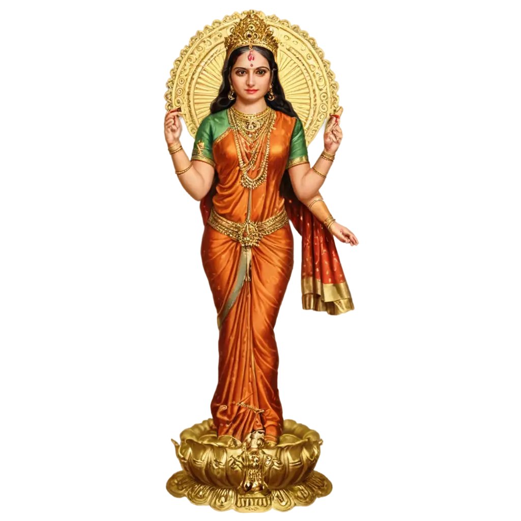 Laxmi-Mata-PNG-Image-A-Divine-Symbol-for-Clarity-and-Quality