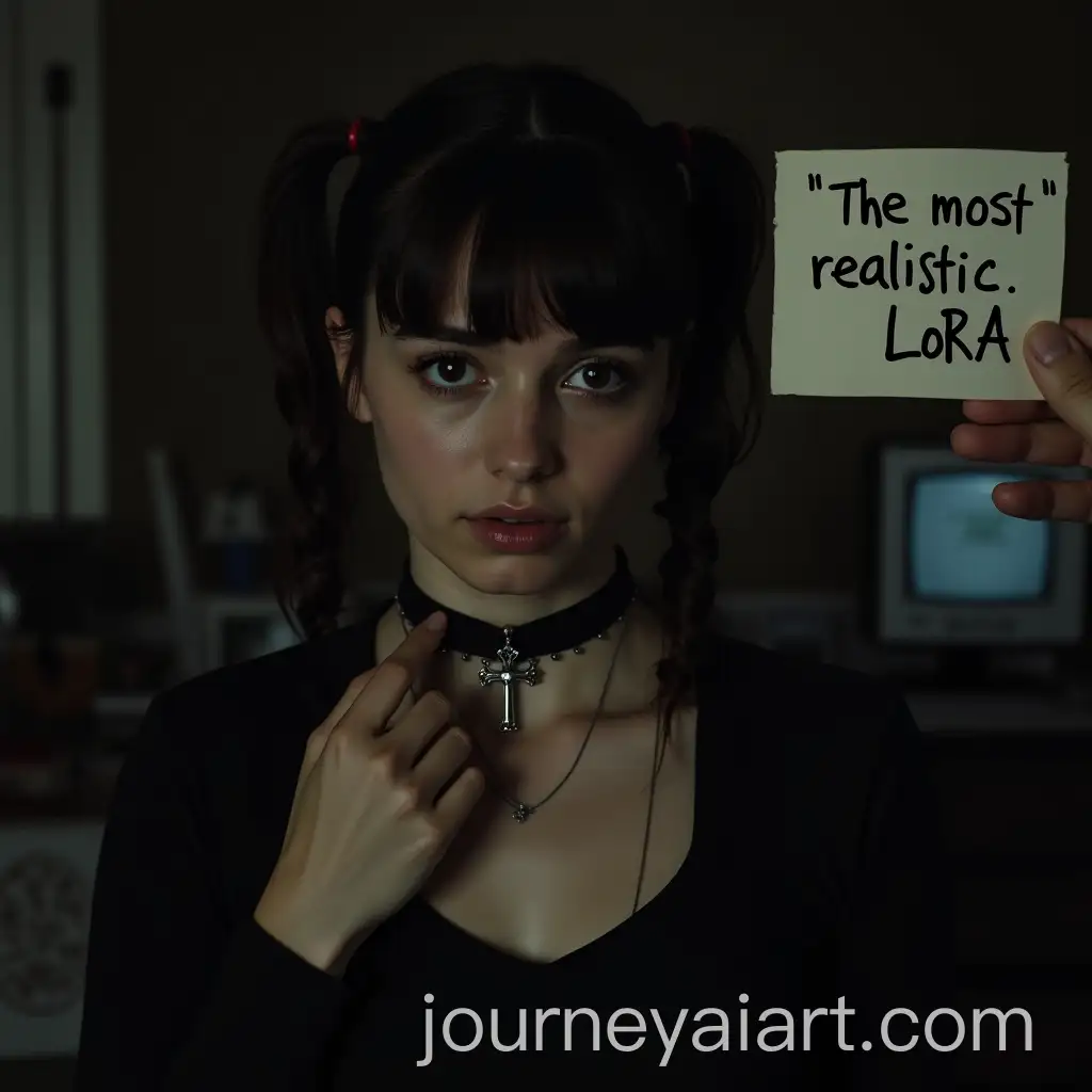 GothicInspired-Portrait-of-Young-Woman-with-Handwritten-Sign