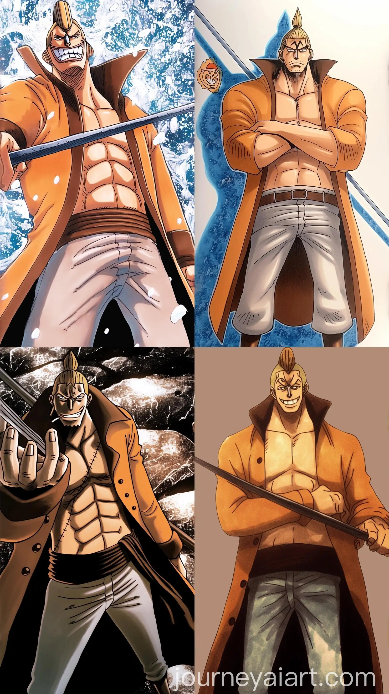 Watercolor-Manga-Character-One-Piece-Old-Copic-Marker-Anime-Manga-Hatching