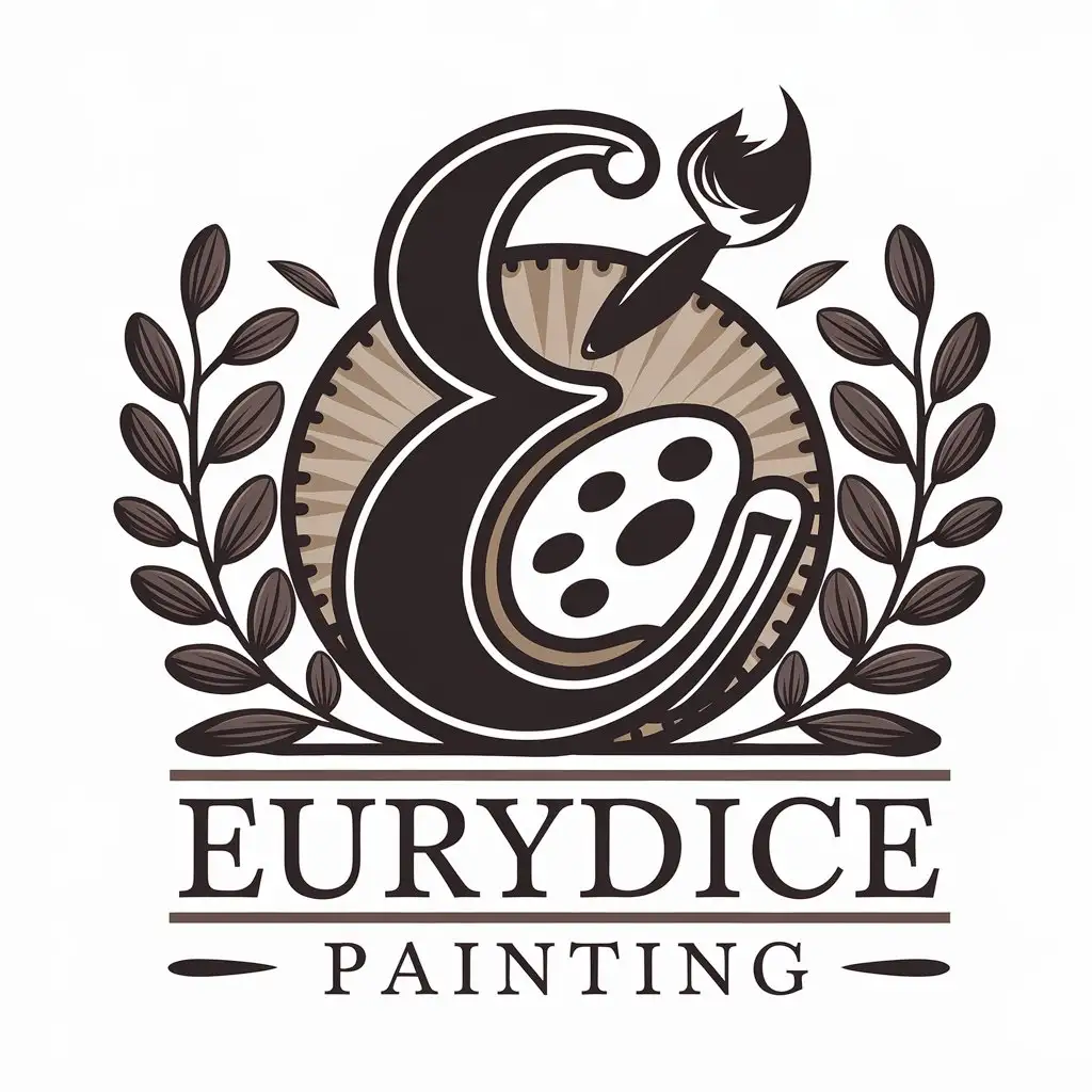 LOGO-Design-For-Eurydice-Painting-Elegant-Vector-Art-for-Wall-Art-Industry