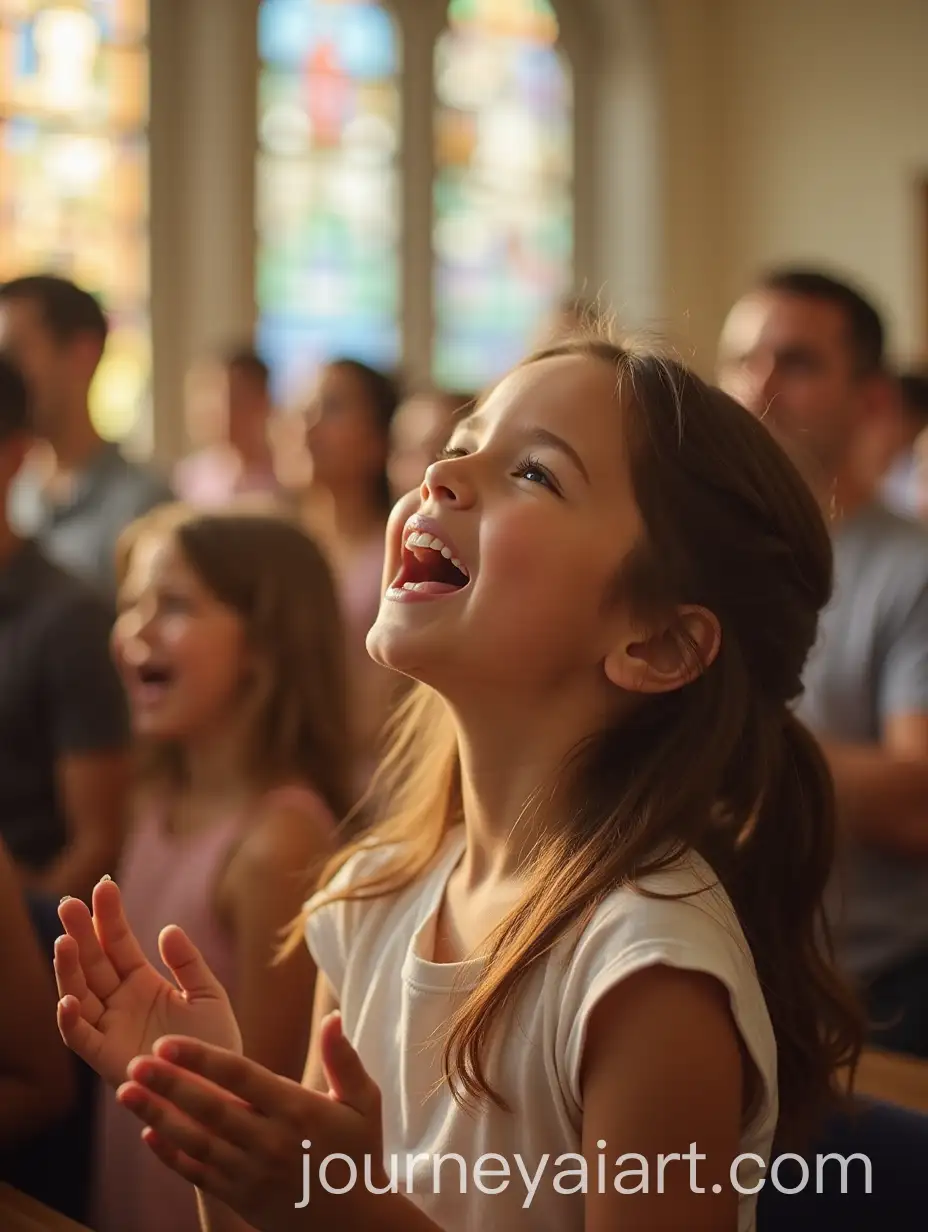 Young-Girl-Praising-God-in-a-Moment-of-Faith