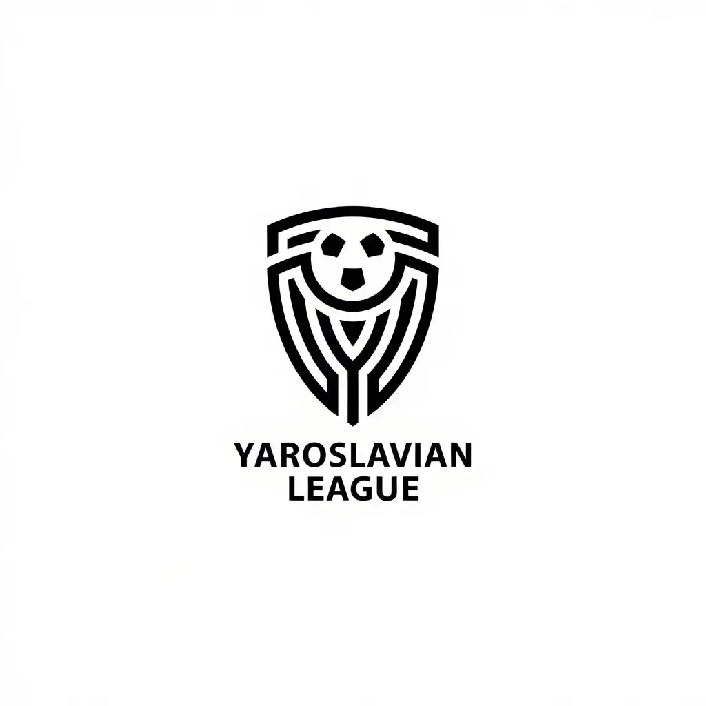 LOGO Design for Yaroslavian League Minimalistic Football Club Logotype for National League