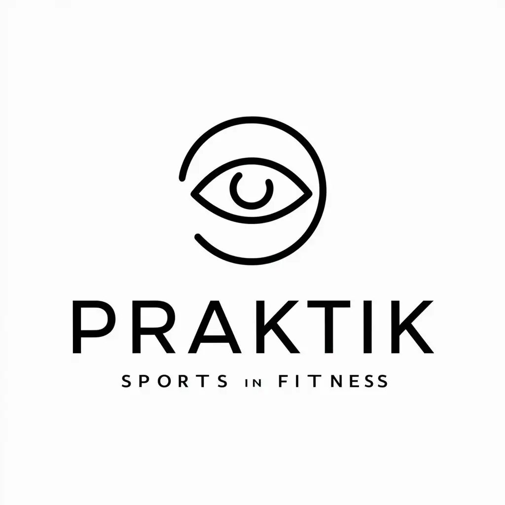 LOGO-Design-for-Praktik-Gaze-with-Moderation-in-Sports-Fitness-Industry