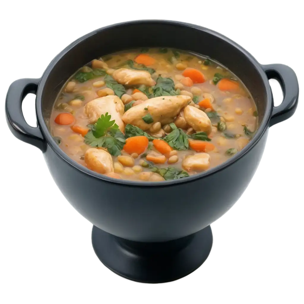 Yummy-Chicken-and-Lentil-Soup-PNG-Image-for-Culinary-Websites-and-Blogs