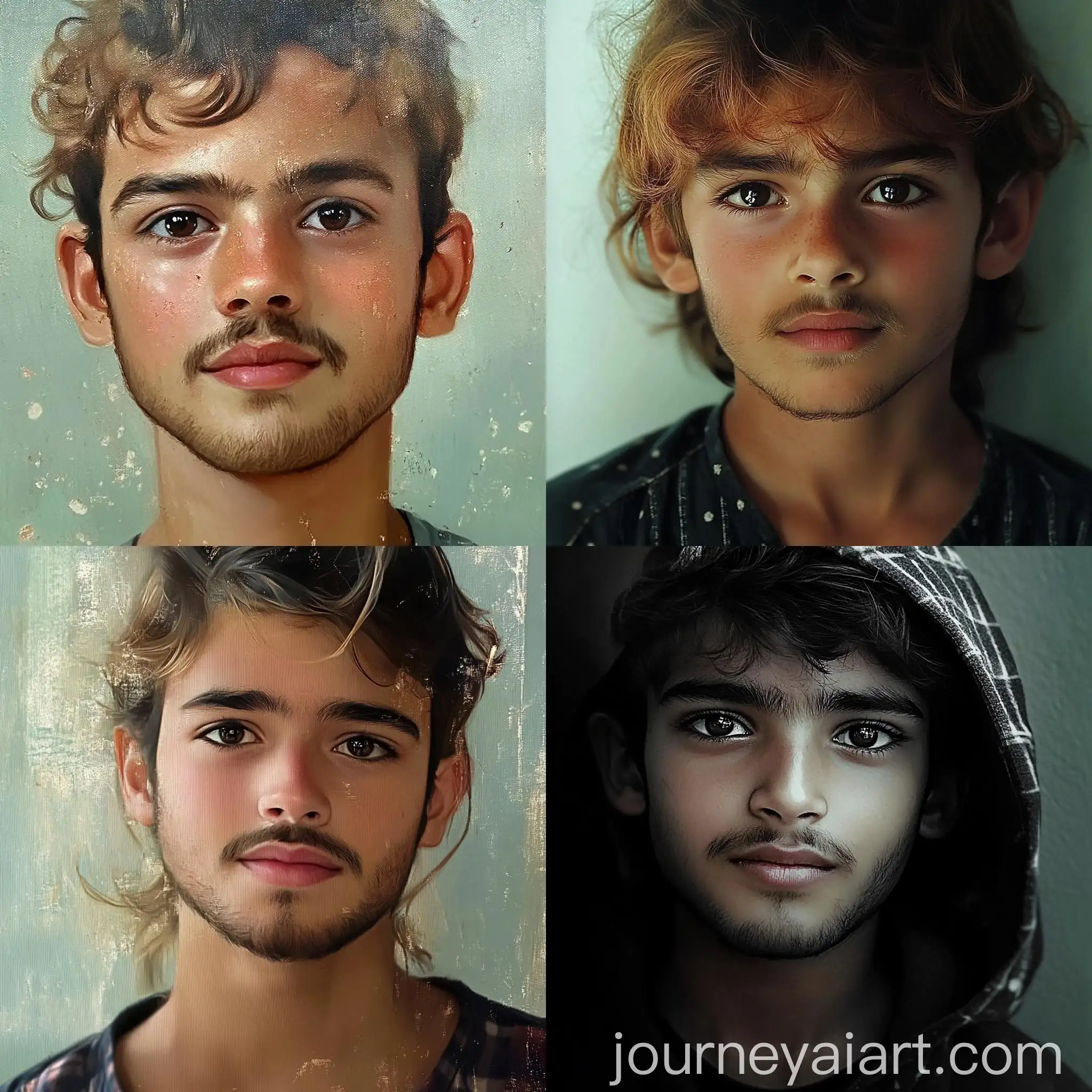 Childhood-Face-Drawing-in-Warm-Tones