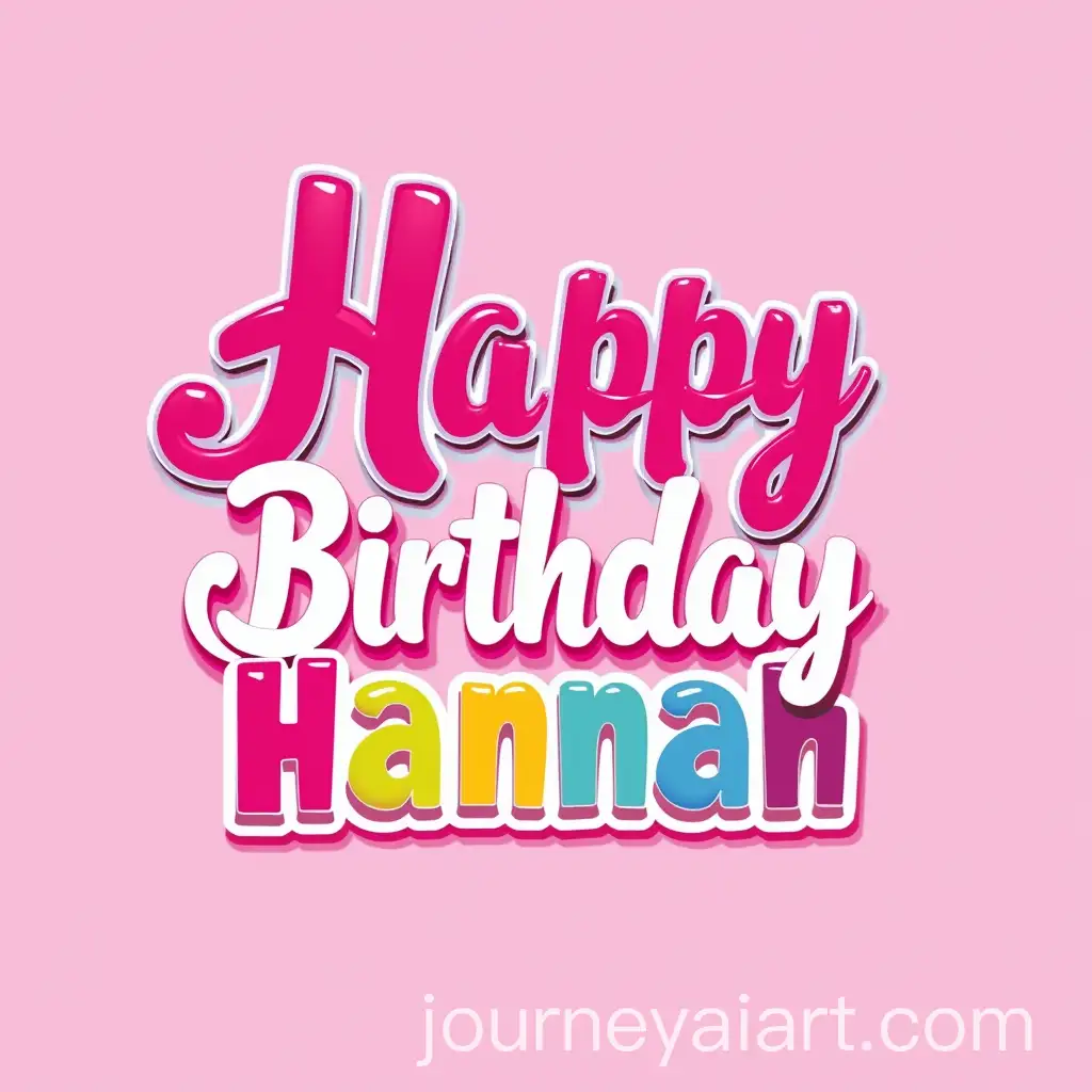 Colorful-Typography-Design-with-Happy-Birthday-Hannah-in-Barbie-Theme