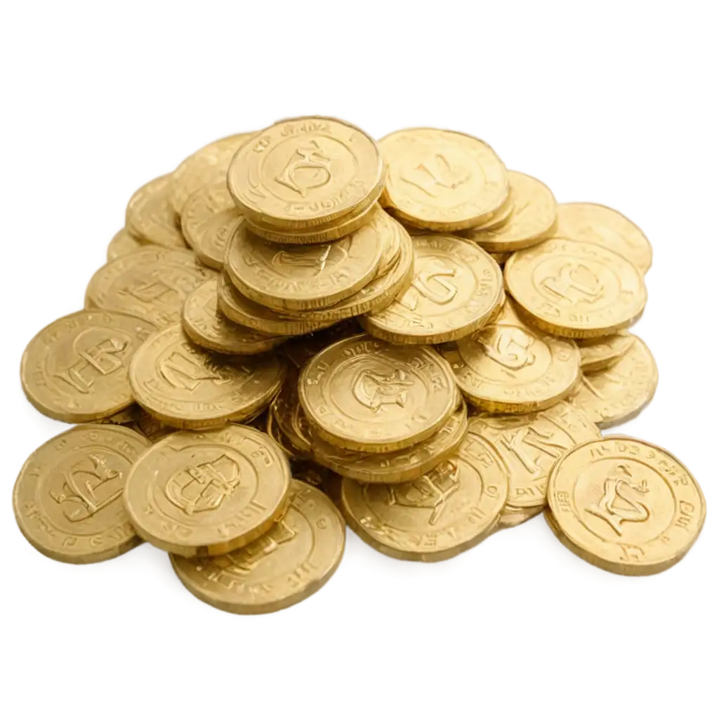 Gold-Coins-Piled-Together-PNG-Image-with-Textured-Ridges-and-Symbol-G-on-Each-Coin