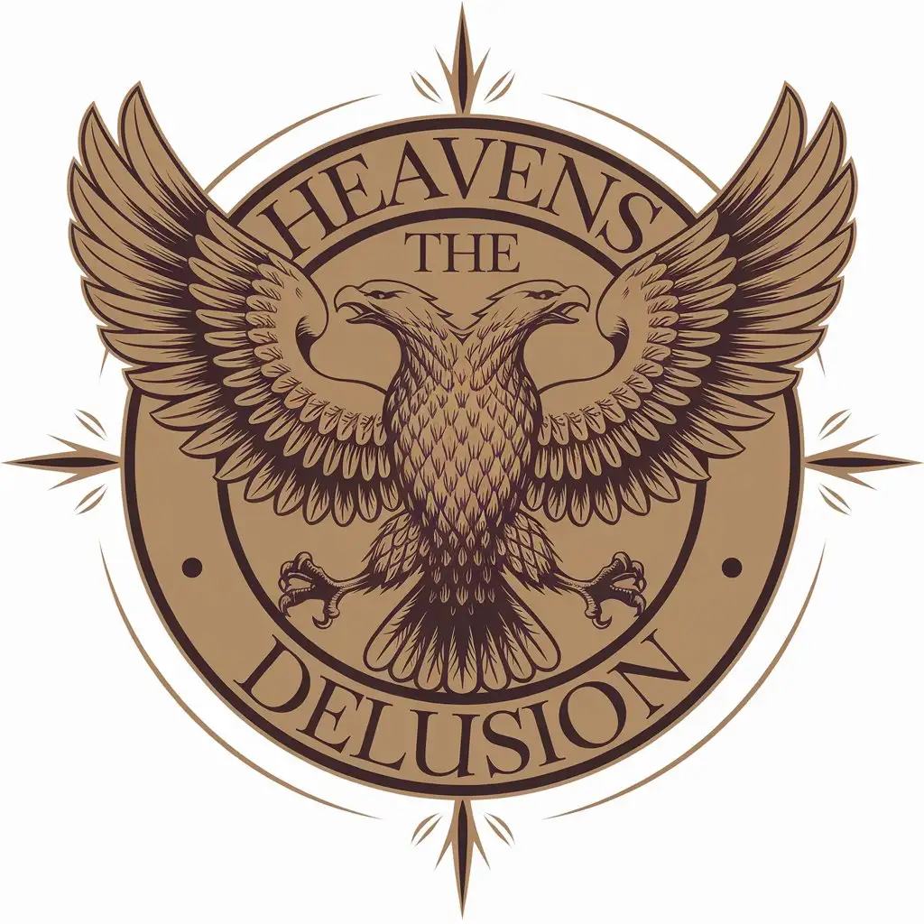 LOGO Design for The Heavens Delusion Hermes Bird Symbol with Moderate Religious Theme