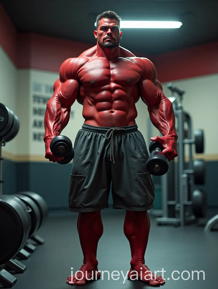 Red-Hulk-in-Gym-Overcoming-Physical-Challenges-with-Determination