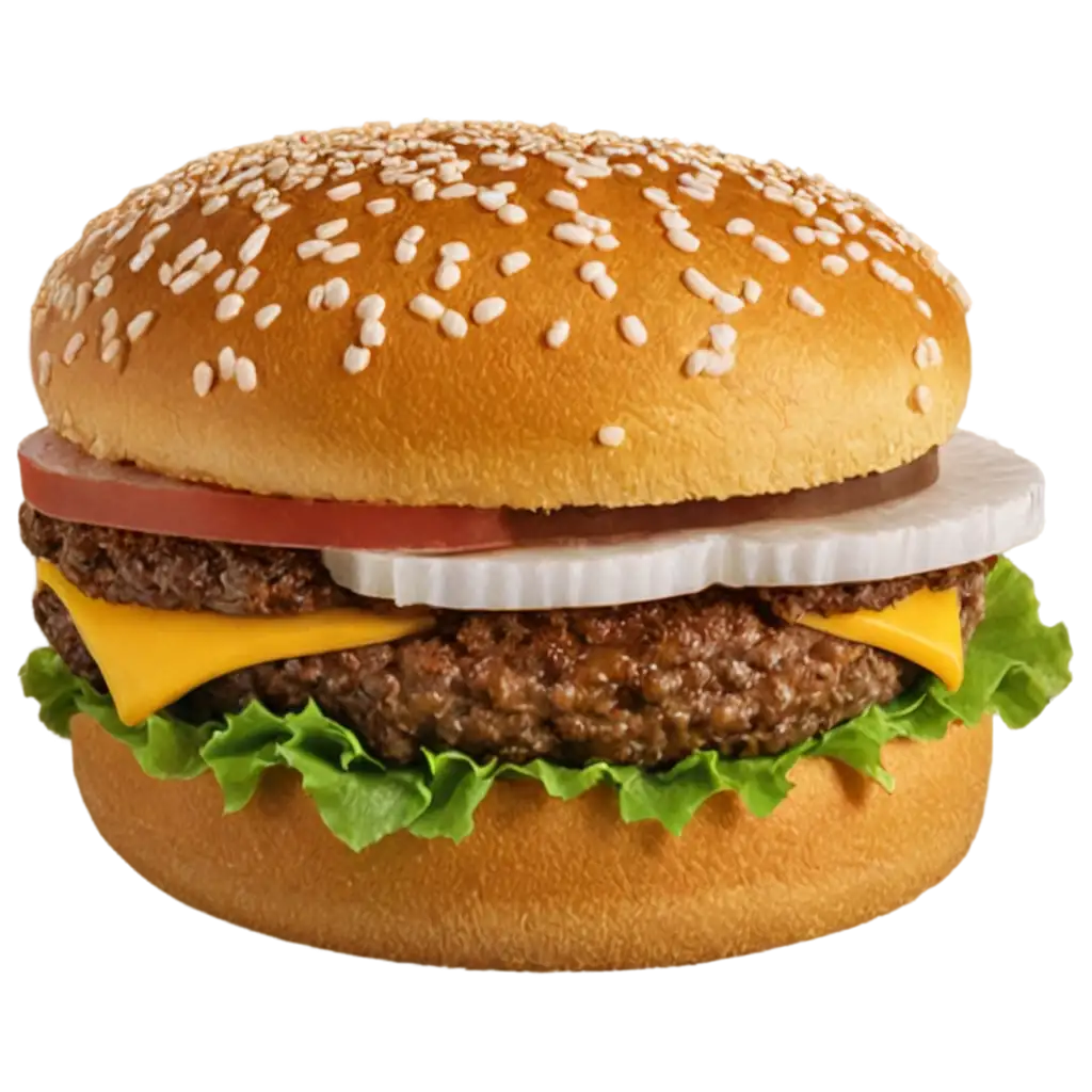 McDonalds-Large-Burger-with-Extra-Cheese-PNG-HighQuality-Image-for-Digital-Use