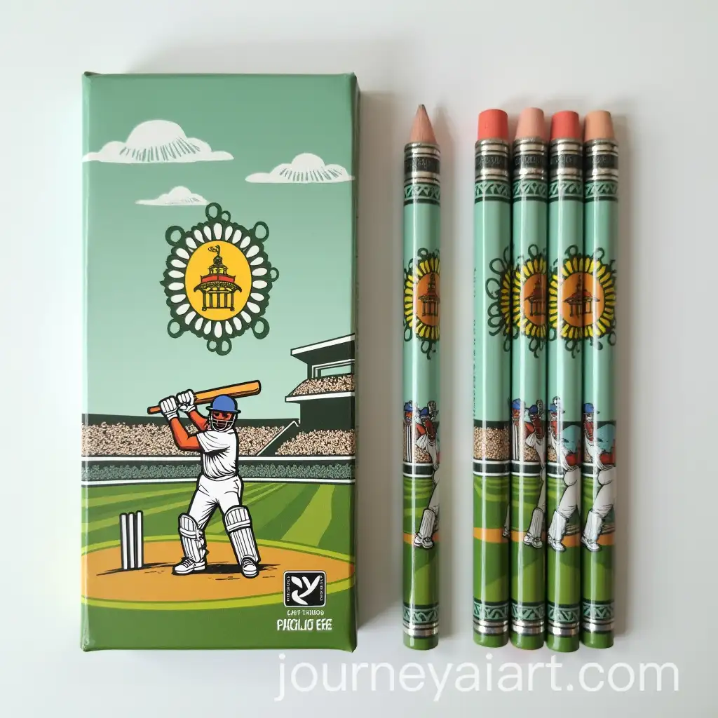 Indian-Cricket-Theme-Design-Pencils-in-Stylish-Outer-Box-Packaging
