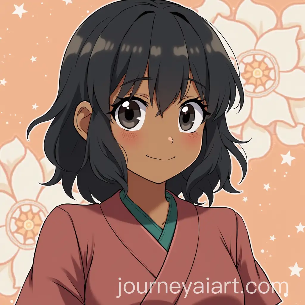 Black-Female-Character-in-Hakyuu-StyleAI-Art-Prompt-Expansion