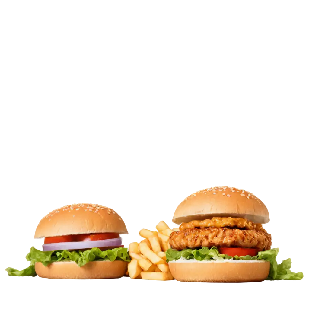 HighQuality-Chicken-Burger-PNG-Image-for-Culinary-and-Marketing-Use