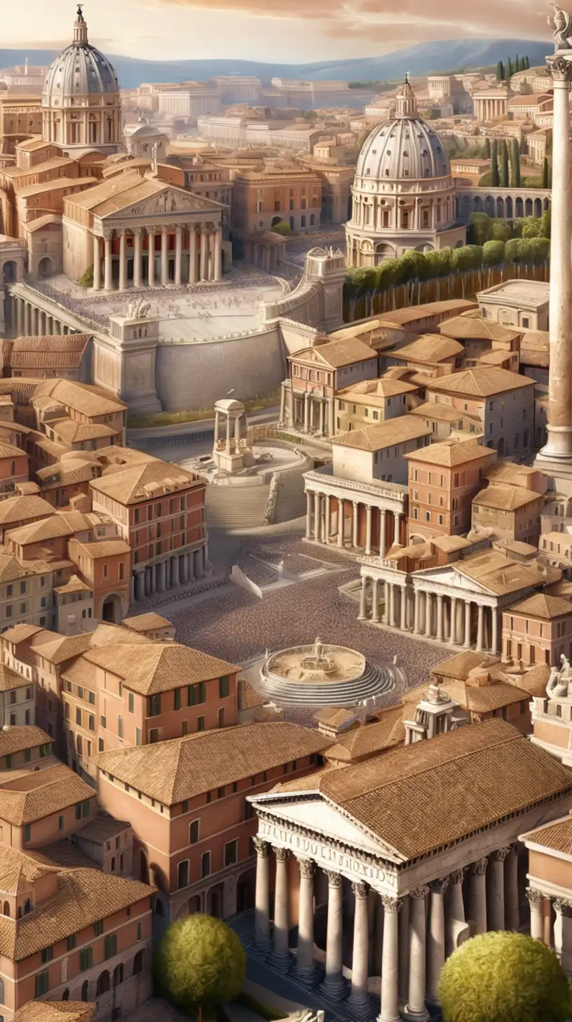 Glorious Rome at the Height of the Roman Empire