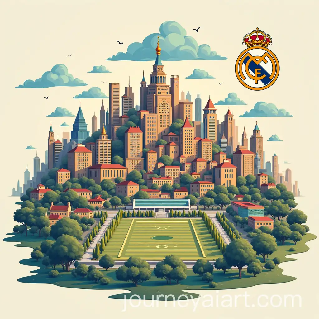 Madrid-Cityscape-with-Football-Passion-Promoting-the-Heart-ofAI-Image-Prompt-Expansion-Spain-and-Its-Football-Team