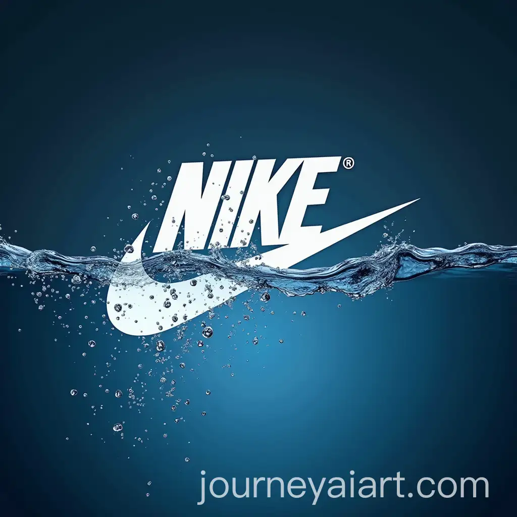Nike-Logo-with-Water-Liquid-Centered-Frame