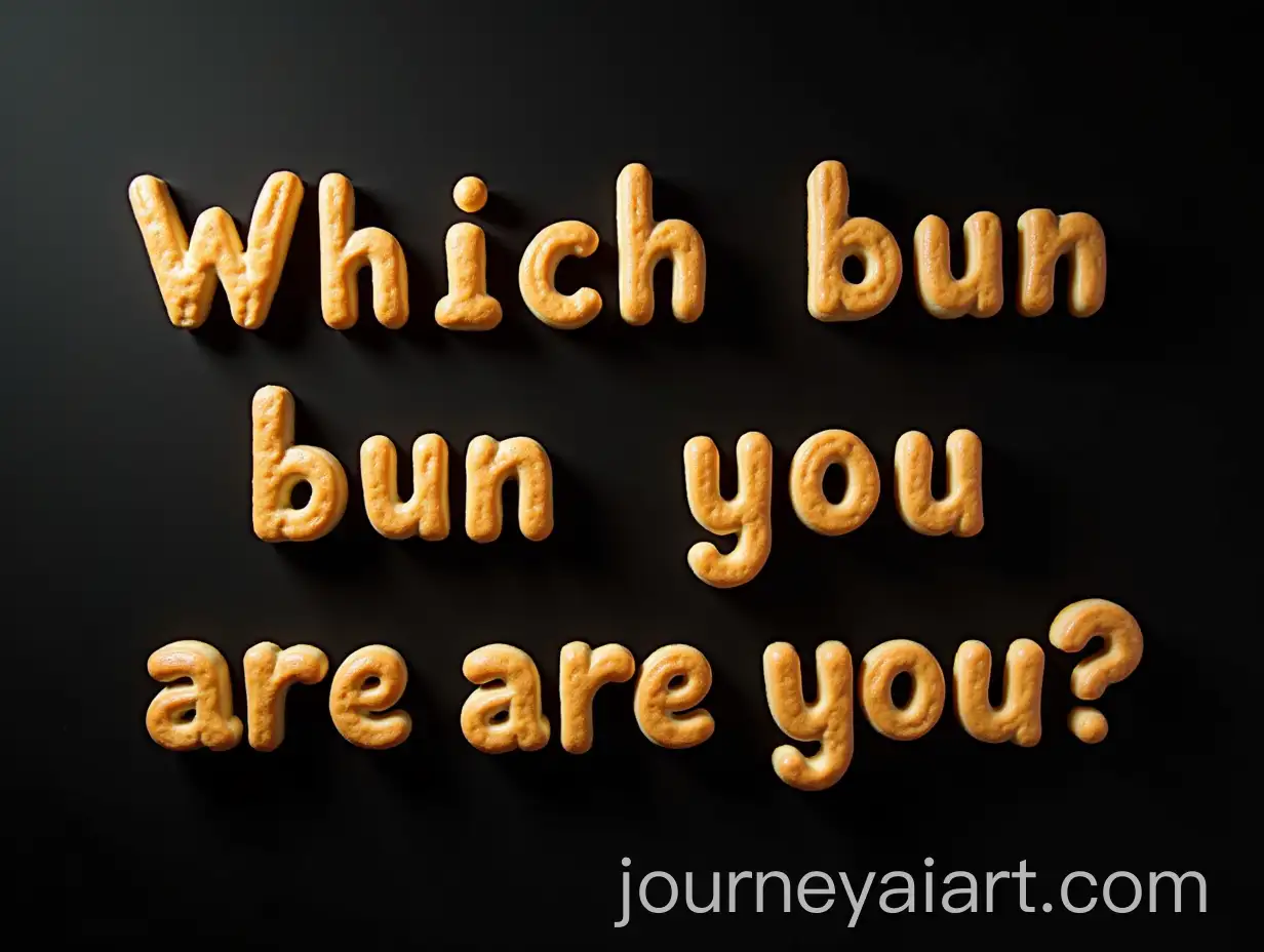 Russian-Inscription-Which-Bun-Are-You-with-Buns-on-Black-Background