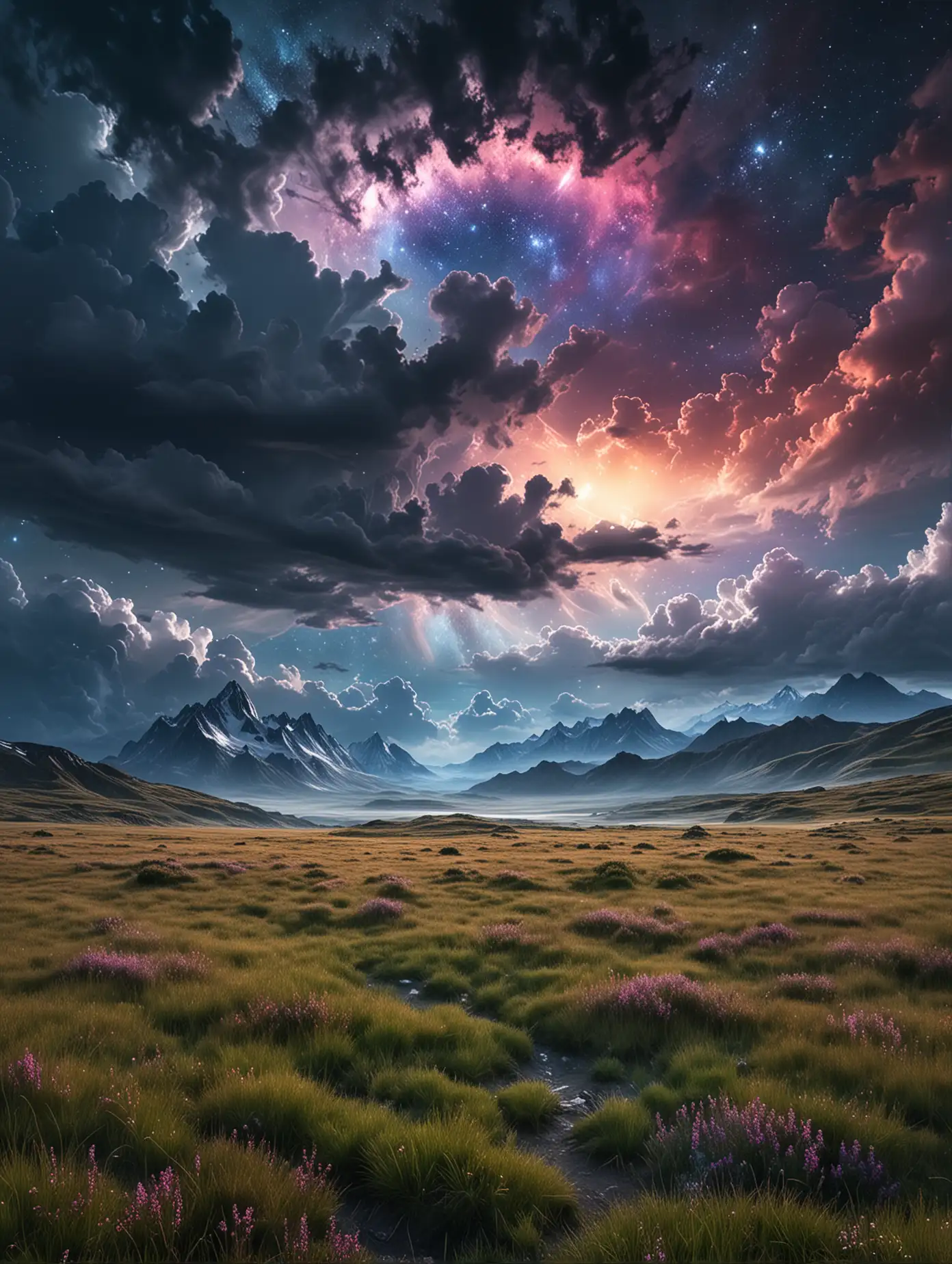 Fantastical-Dreamy-Skies-with-Flowing-Galaxies-and-Vibrant-Colors