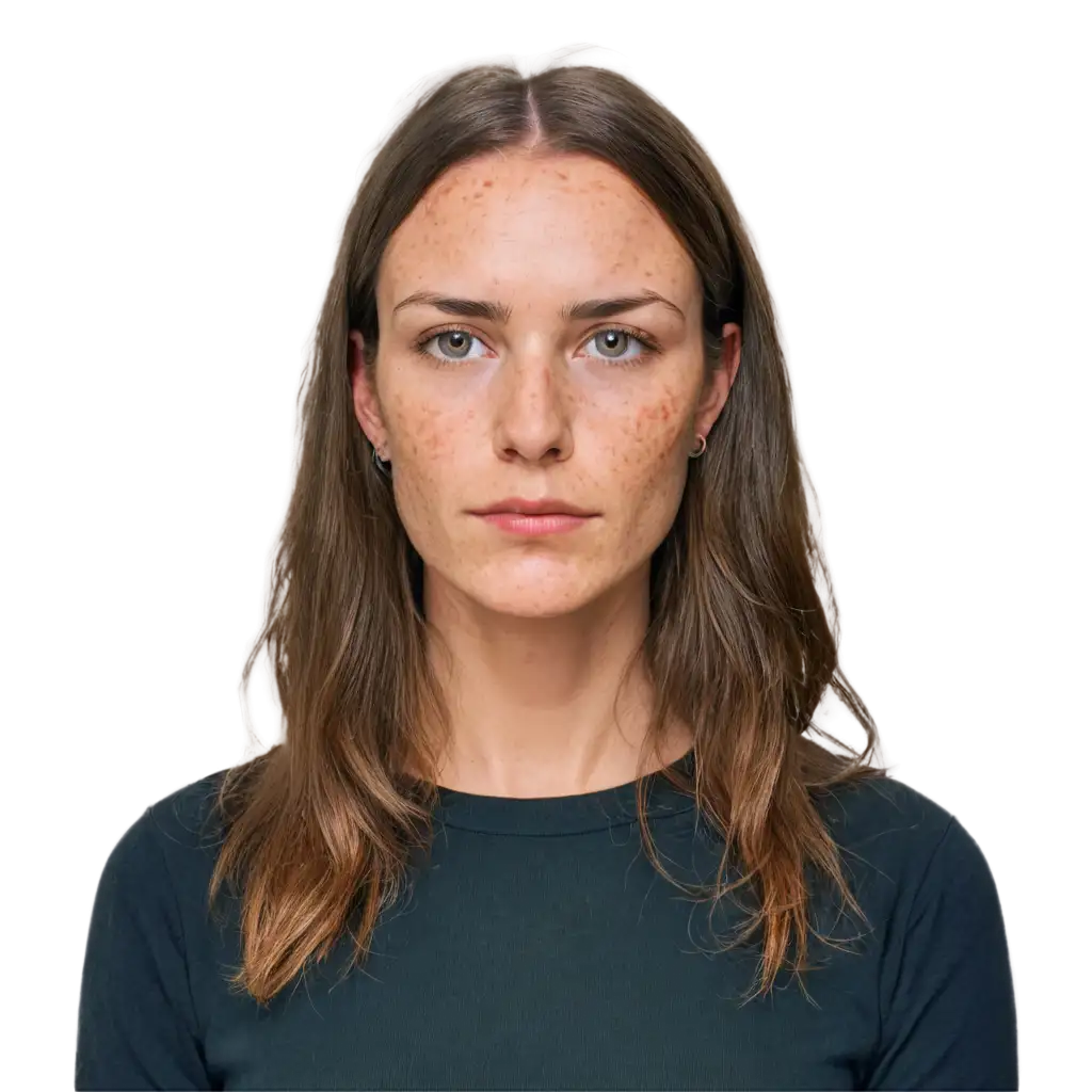 Realistic-American-Woman-PNG-Image-with-Detailed-Facial-Features-and-Dark-Collared-Shirt