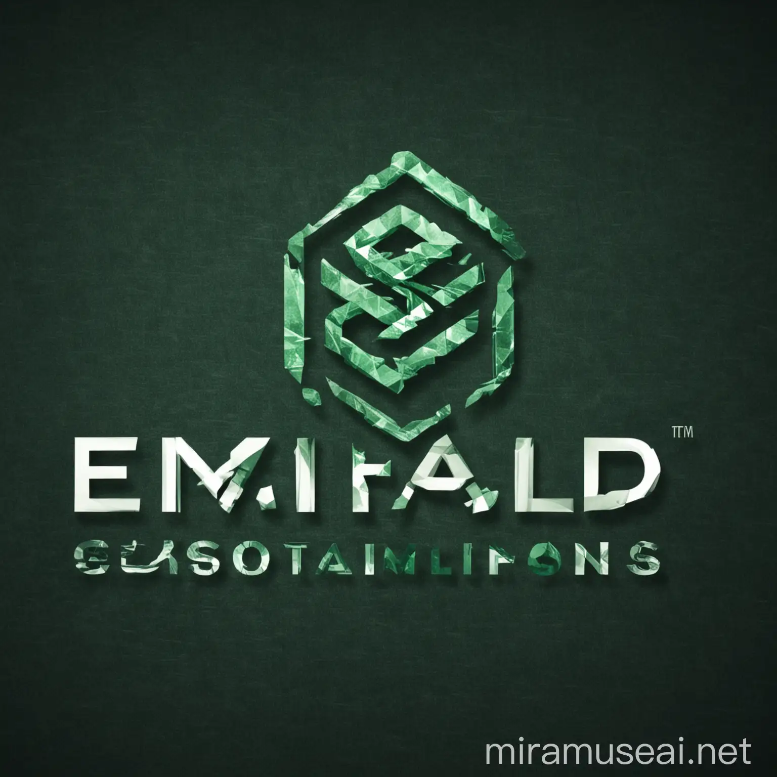 Sustainable Supply Chain Equipment Commercialization Emerald Solutions Logo