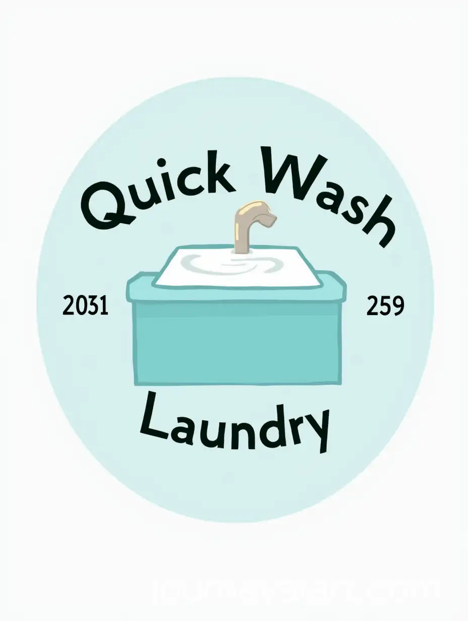 Modern-Logo-Design-for-Quick-Wash-Laundry-Service