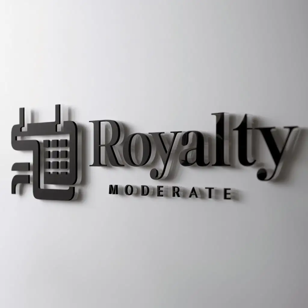 a logo design,with the text "Royalty", main symbol:Schedule,Moderate,be used in Technology industry,clear background