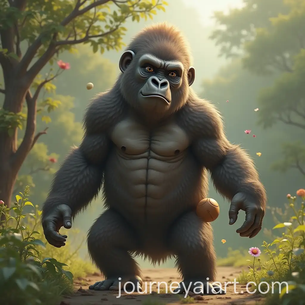 Child-Riding-a-Gorilla-in-a-Jungle-Adventure