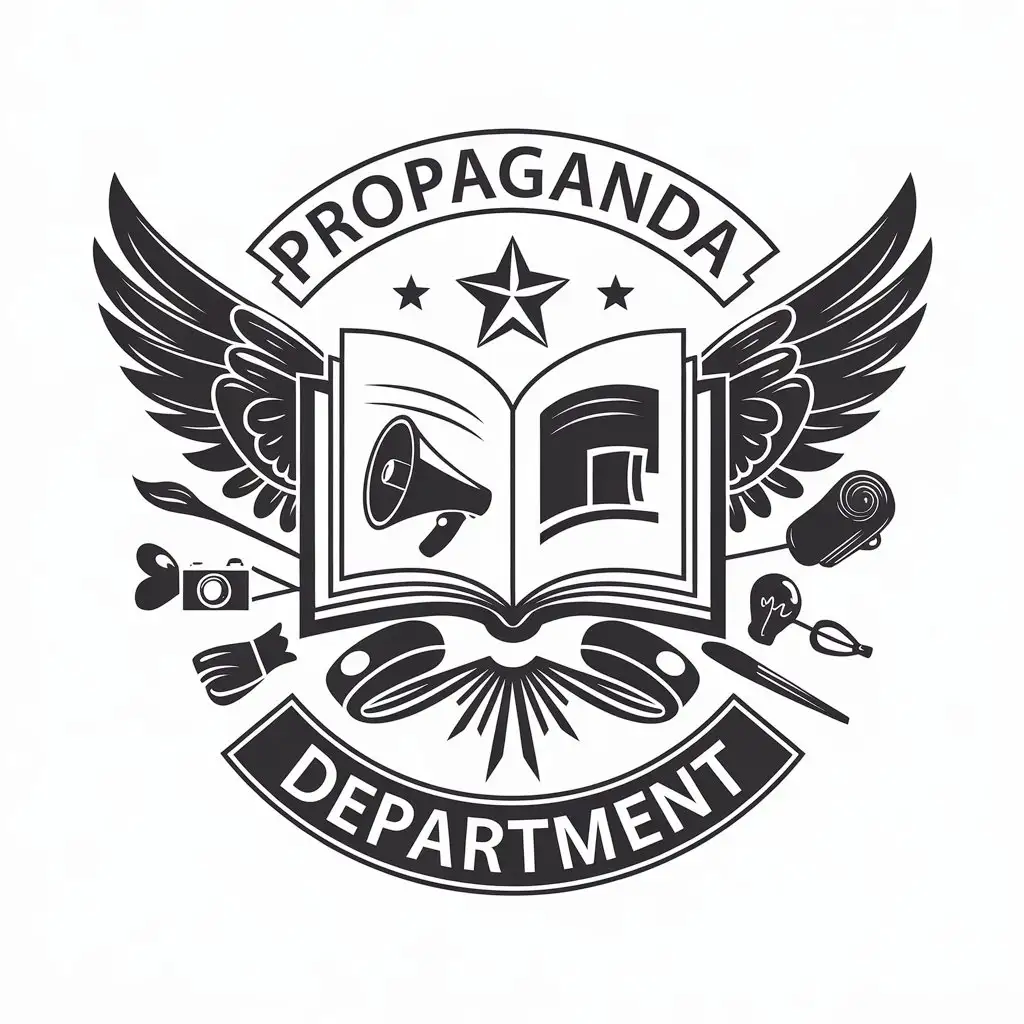 LOGO-Design-For-Propaganda-Department-Symbolic-Elements-of-Knowledge-Creativity-and-Aspiration