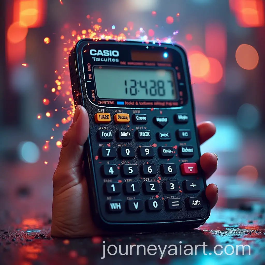 Casio-Calculator-Performing-Break-Dance-Moves