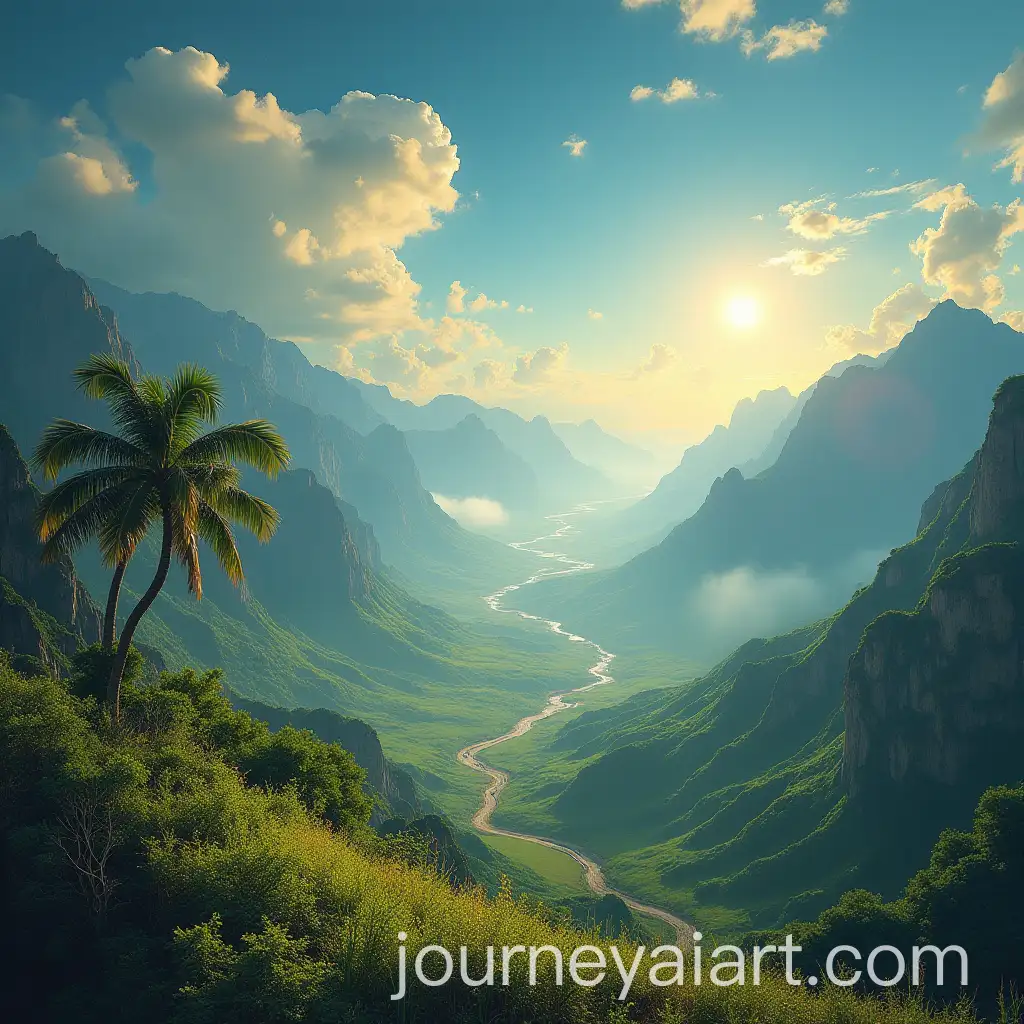 The-Creation-of-Allah-Earth-Sky-and-Creatures-in-Harmony