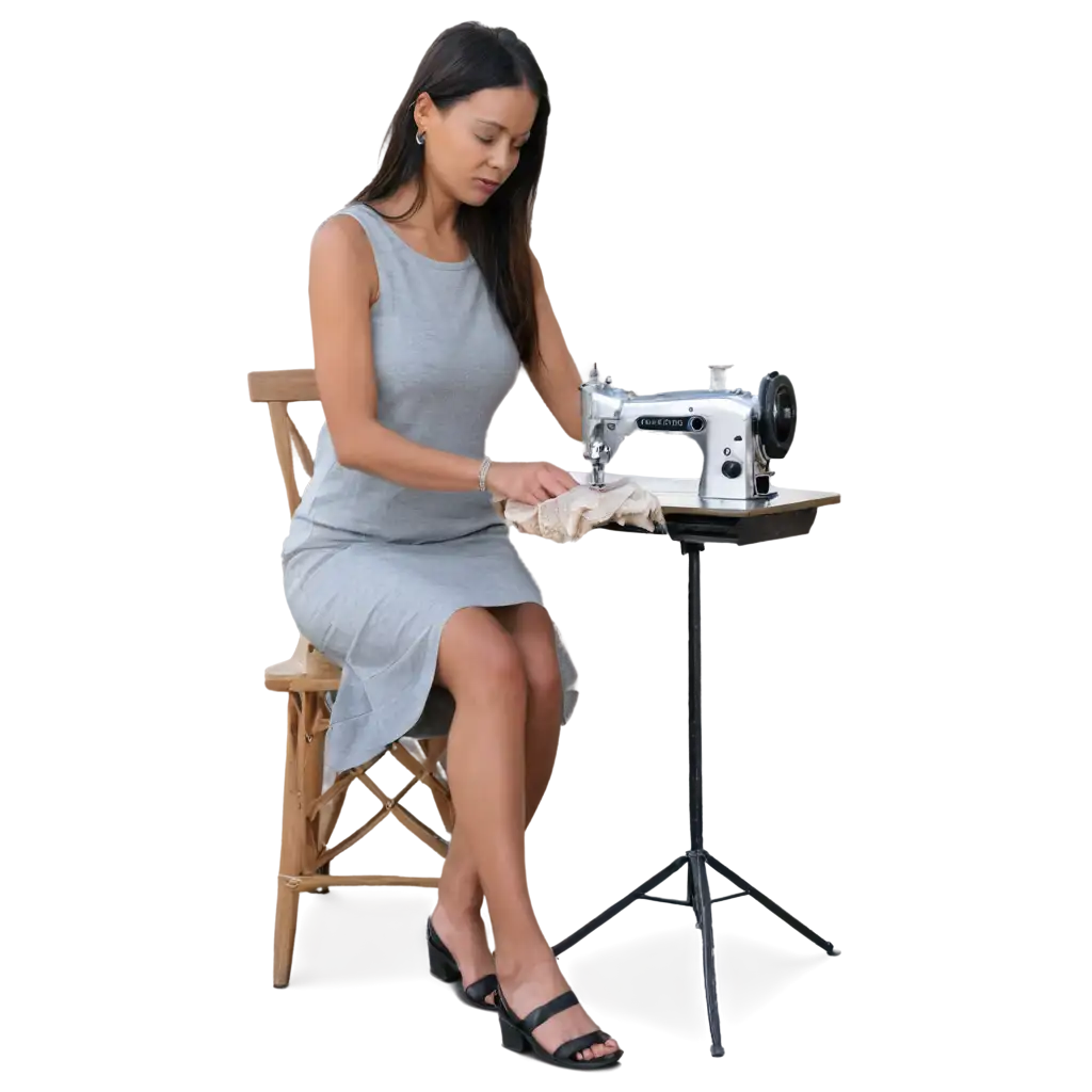 Professional-PNG-Image-of-a-Woman-Sewing-on-Her-Sewing-Machine