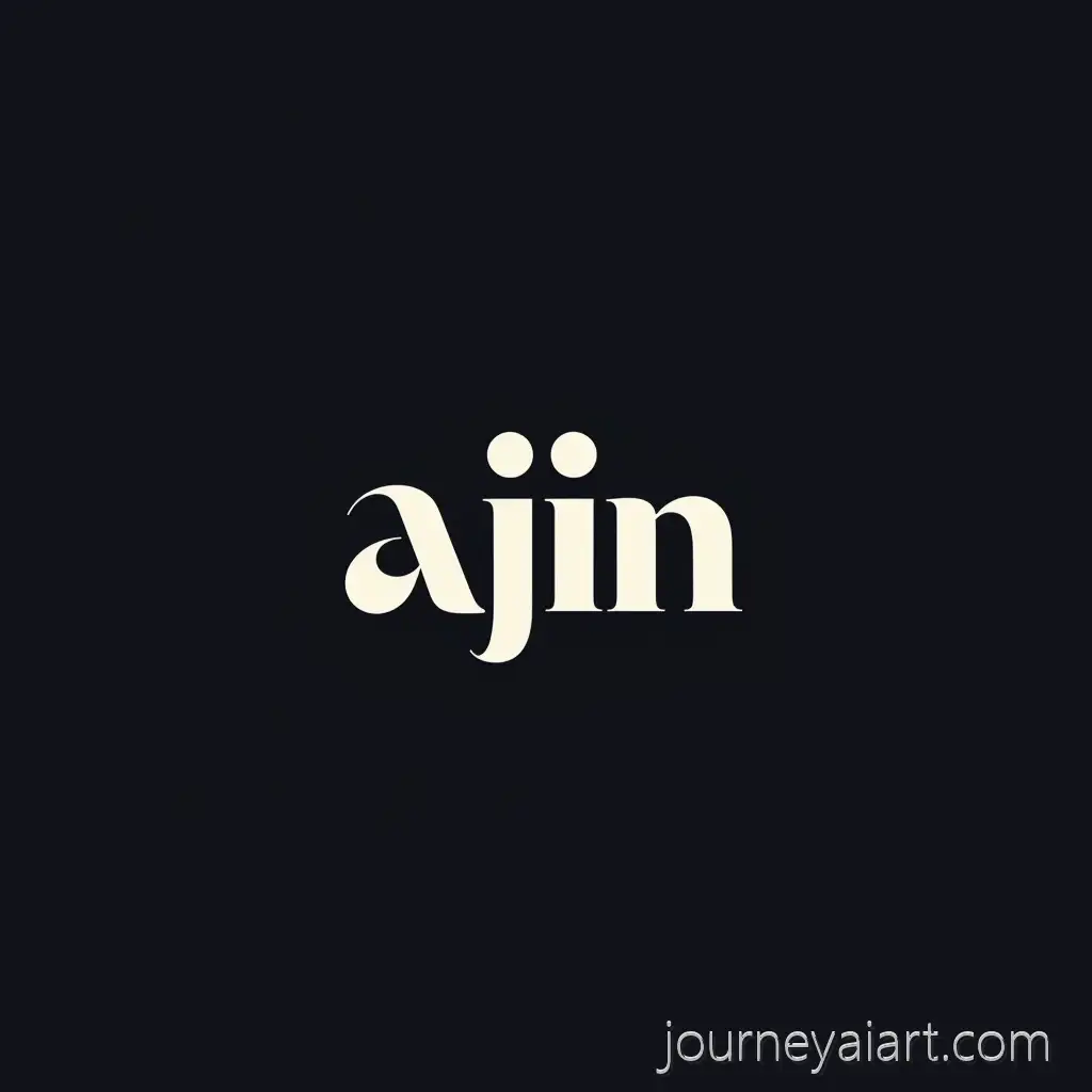 Modern-AJIN-LogoAI-Image-Prompt-Expansion-in-Sans-Serif-Style-for-Graphic-Designer