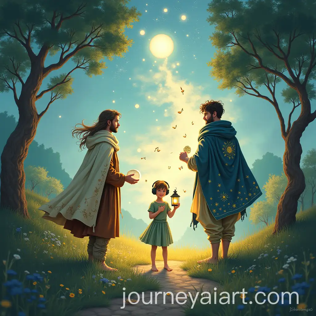 Three-Internal-Travelers-in-a-Dreamlike-Fantasy-SceneAI-Image-Expansion-with-Constellations-Music-Notes-and-Living-Textures