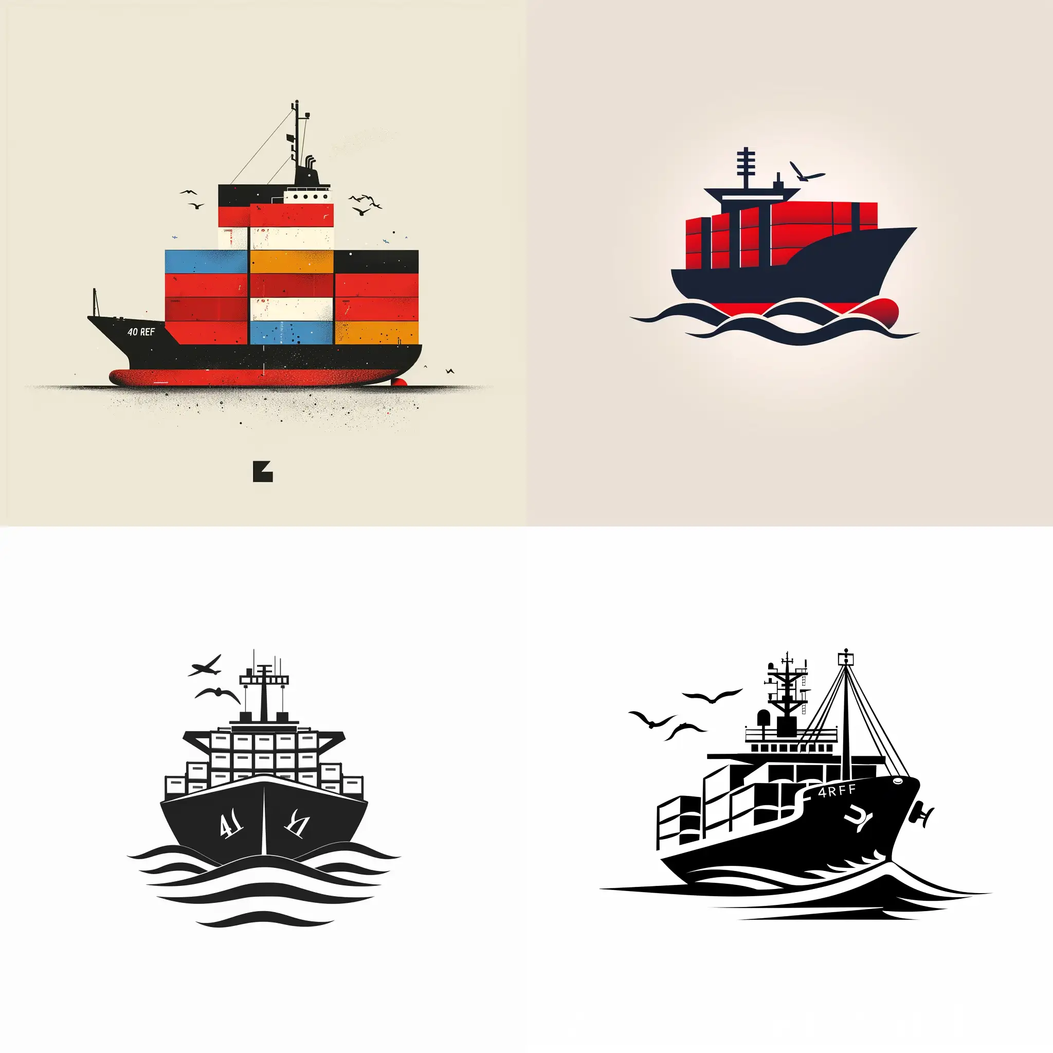 Minimalist-Cargo-Ship-Logo-Design-for-40REF-Office