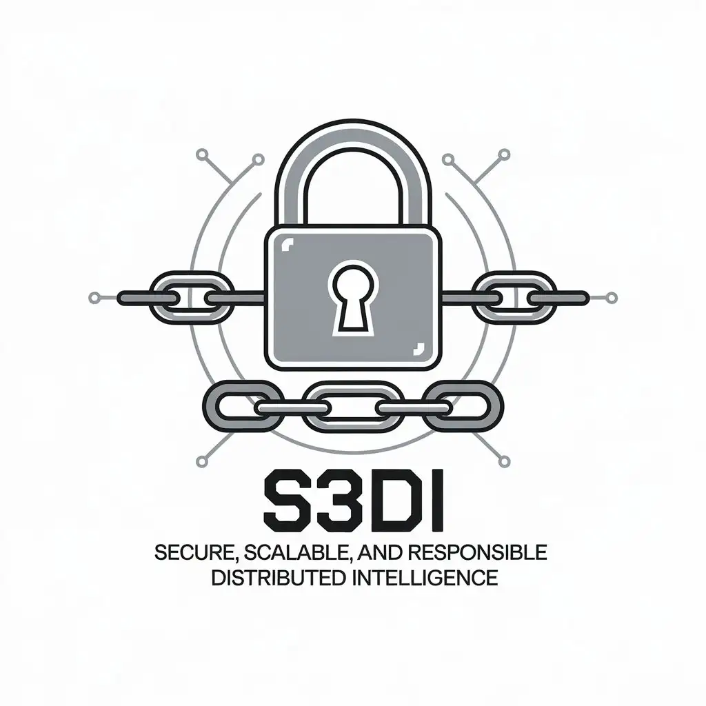 LOGO Design for S3DI Secure Scalable Responsible Distributed Intelligence in Technology Industry