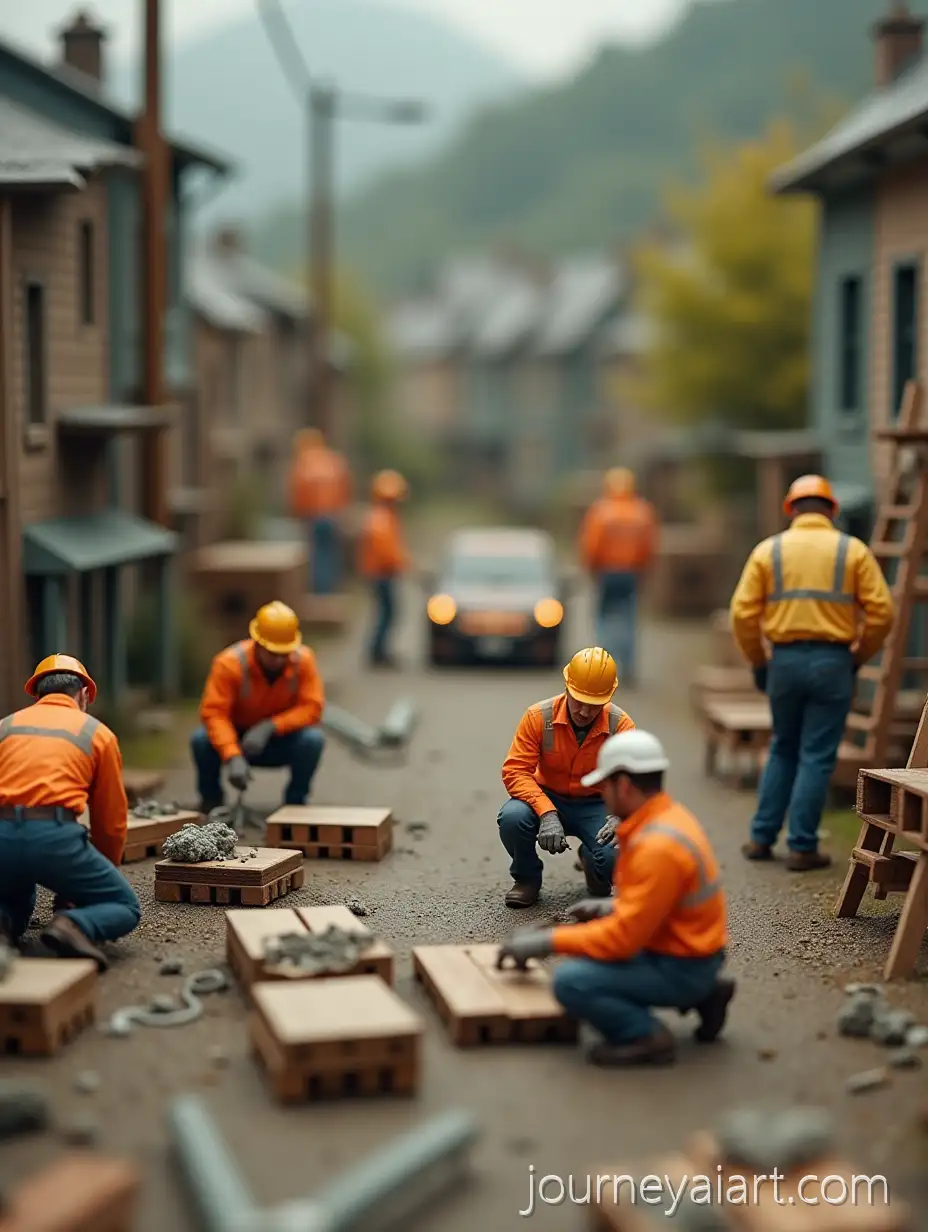 Tiny-Workers-Engaged-in-Detailed-Tasks-in-a-Miniature-World