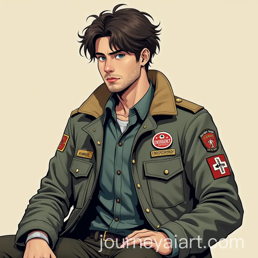 Rebellious-Young-Man-with-Dark-Brown-Hair-in-Realist-Manhwa-Style