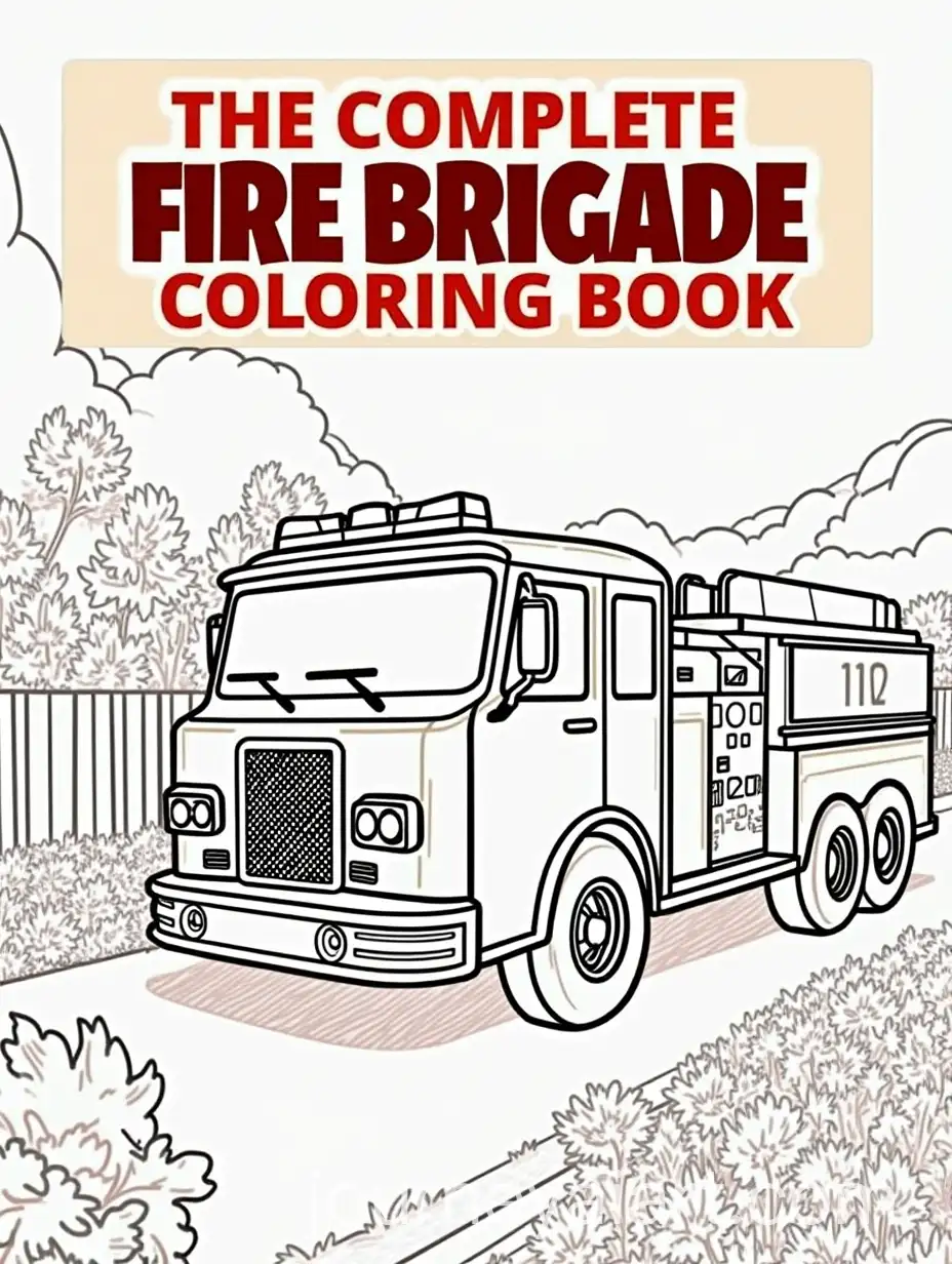 Complete-Fire-Brigade-Coloring-Book-for-Kids