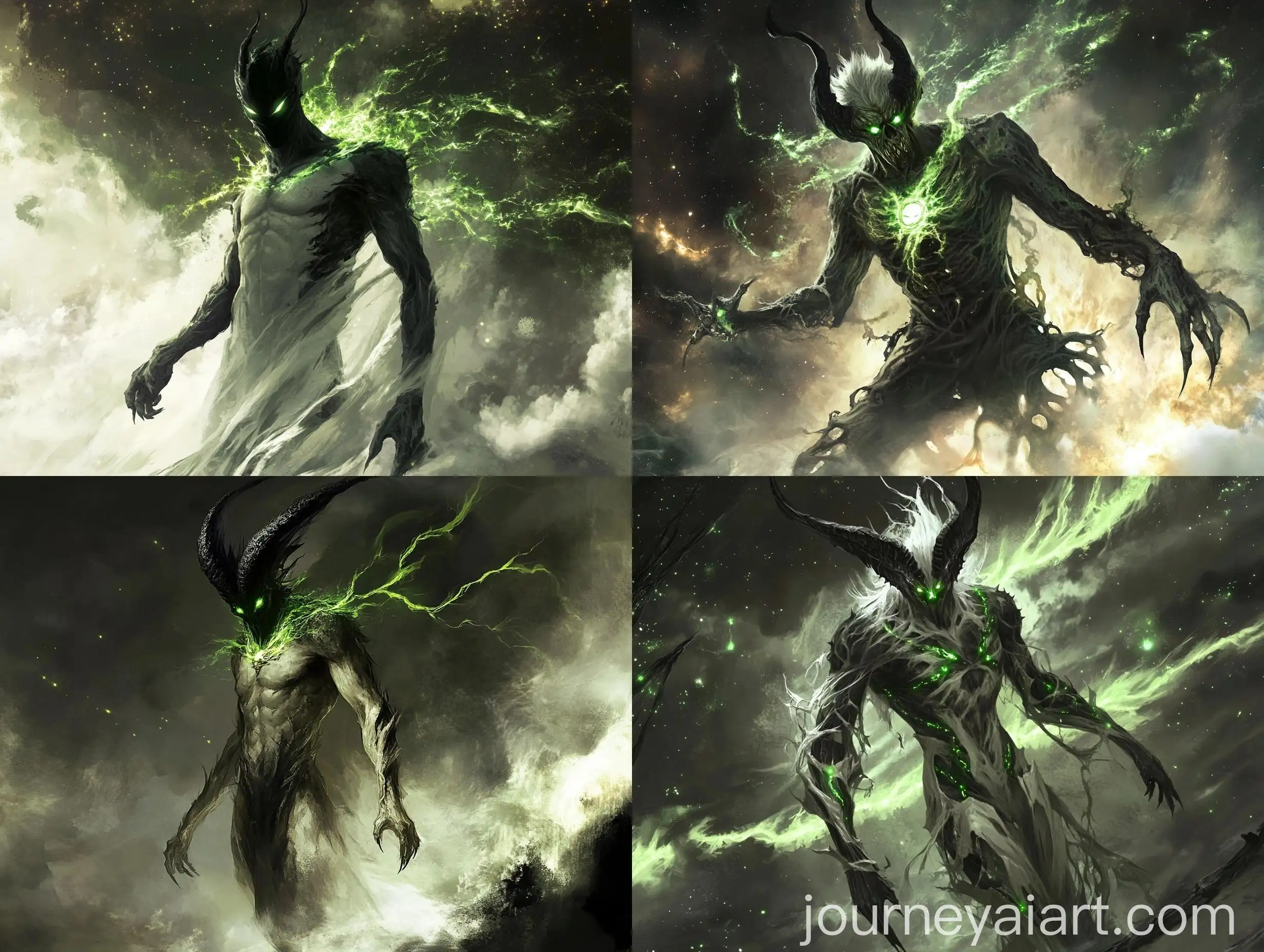Auragon-Humanoid-Monster-of-Evil-Energy-in-Celestial-Chaos