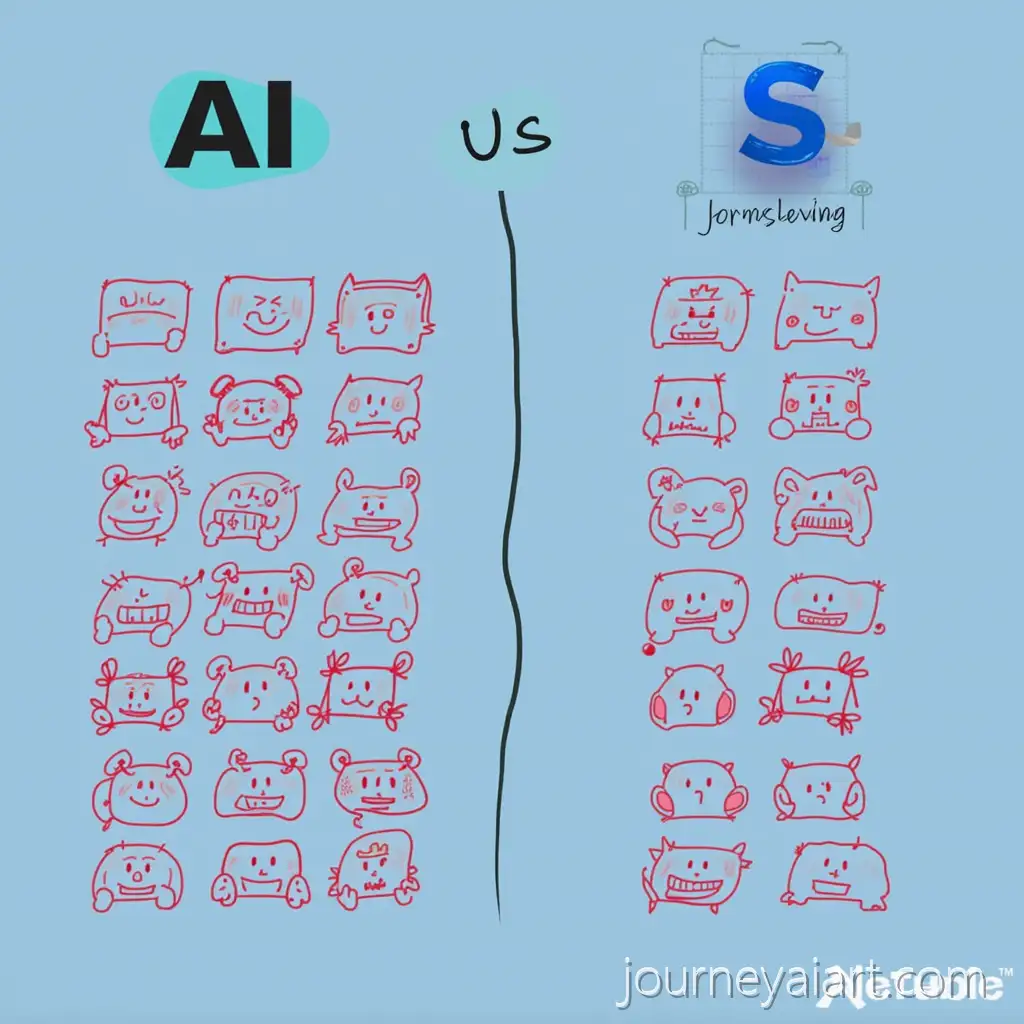 AI-and-Human-Collaborating-to-Create-PresentationAI-vs-Human-slides-Slides