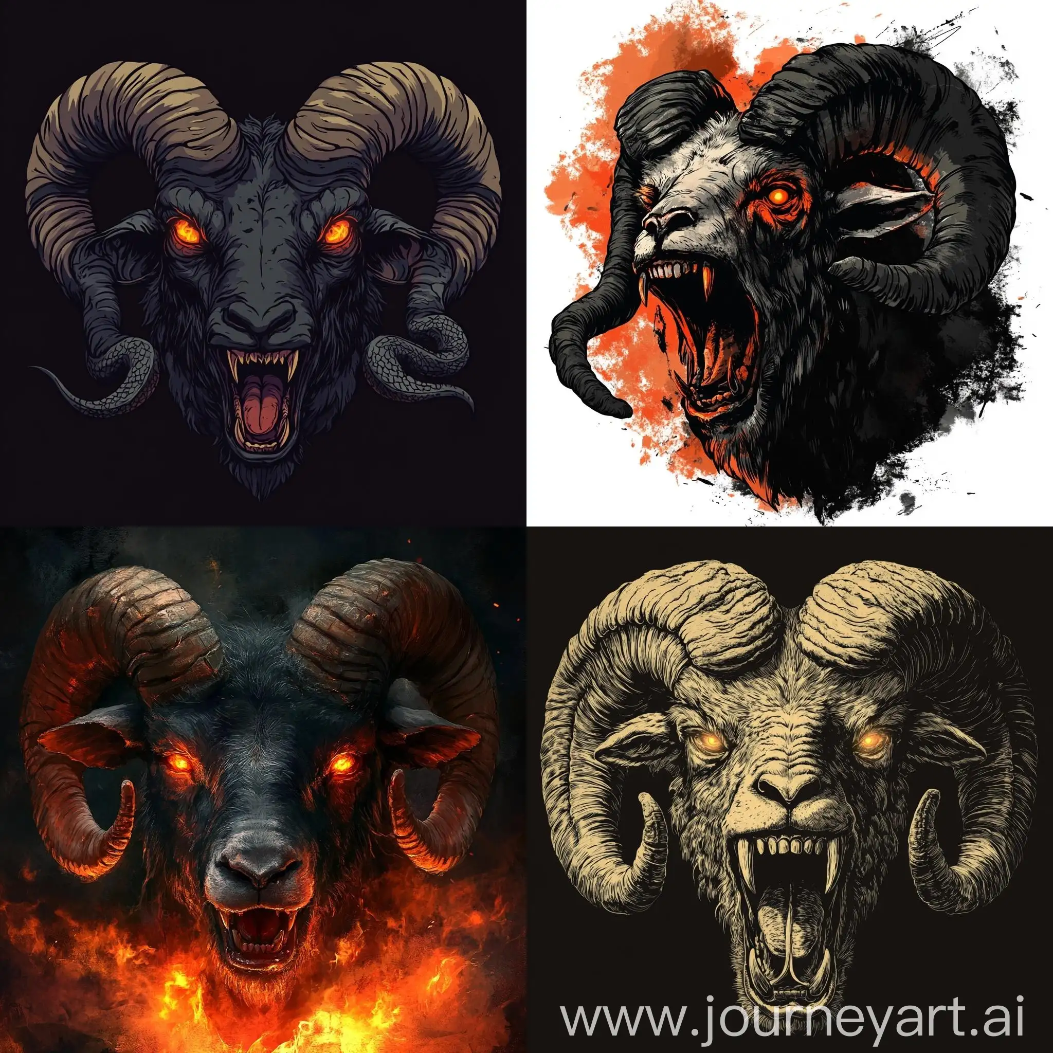 Fierce-Ram-Head-with-Glowing-Eyes-and-Snake-Horns