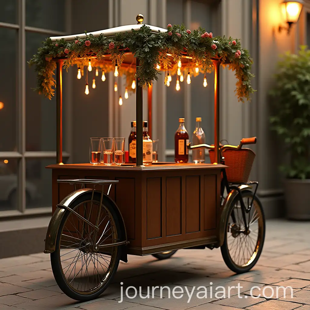 Elegant-Tricycle-Bar-for-Weddings-and-Events-Serving-Craft-Cocktails