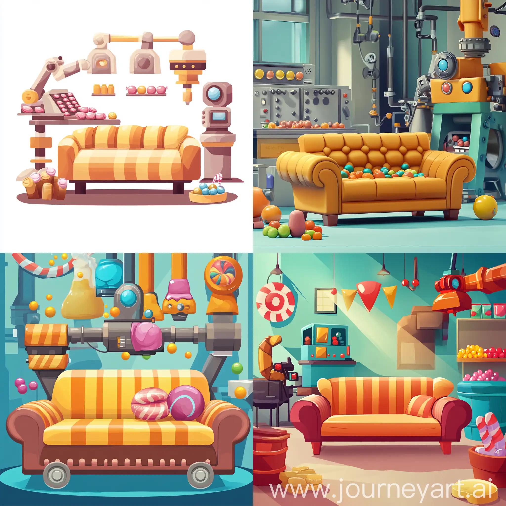 Candy-Factory-Producing-Sofas-in-Cartoon-Style