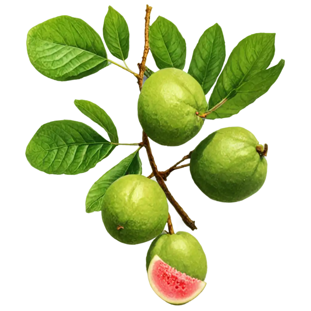 Guava-Tree-PNG-Image-HighQuality-Transparent-Background-for-Versatile-Use